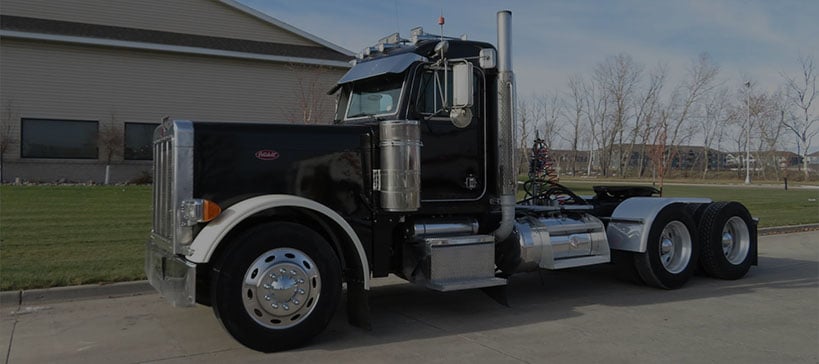 Black Semi Truck